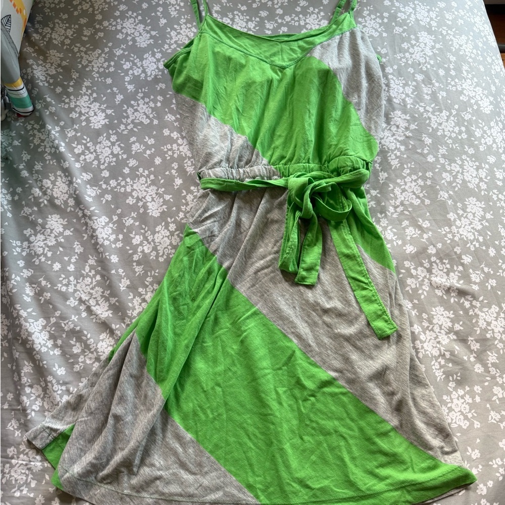 Aeropostale Green and Gray Top